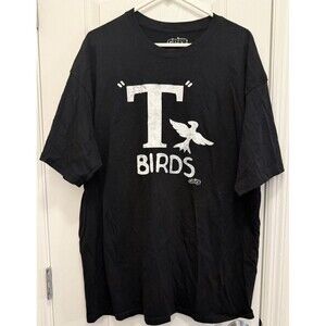 GREASE Movie T- Shirt T-BIRDS Danny Zuko 2022 Official Merch Black Cotton Sz XXL